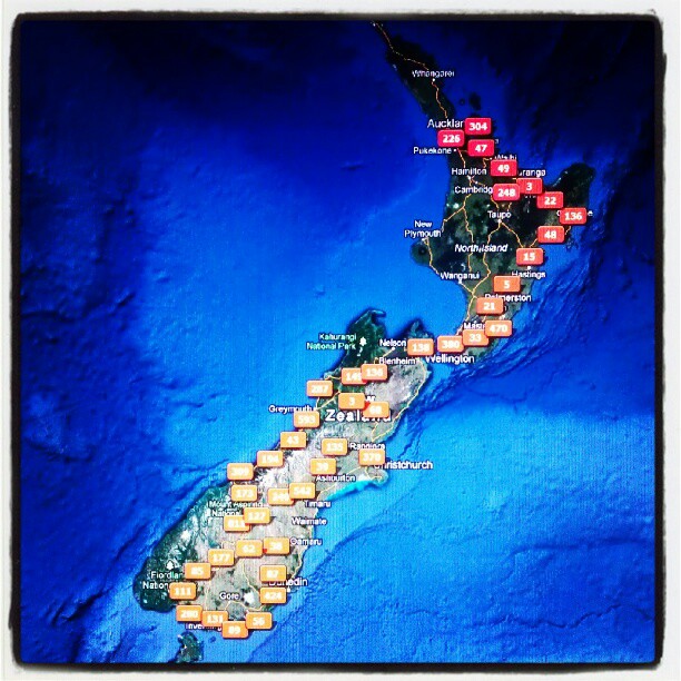 Acht weken New Zealand, goed voor 8992 foto's.