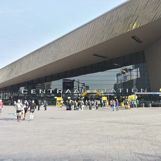 It is aready very busy in Rotterdam