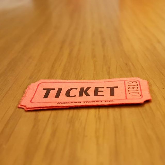 Found a ticket..