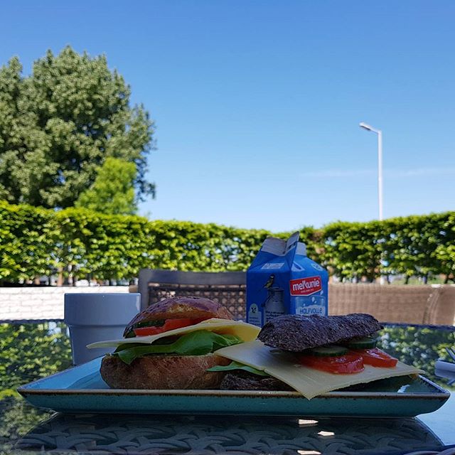 Time for lunch outside..