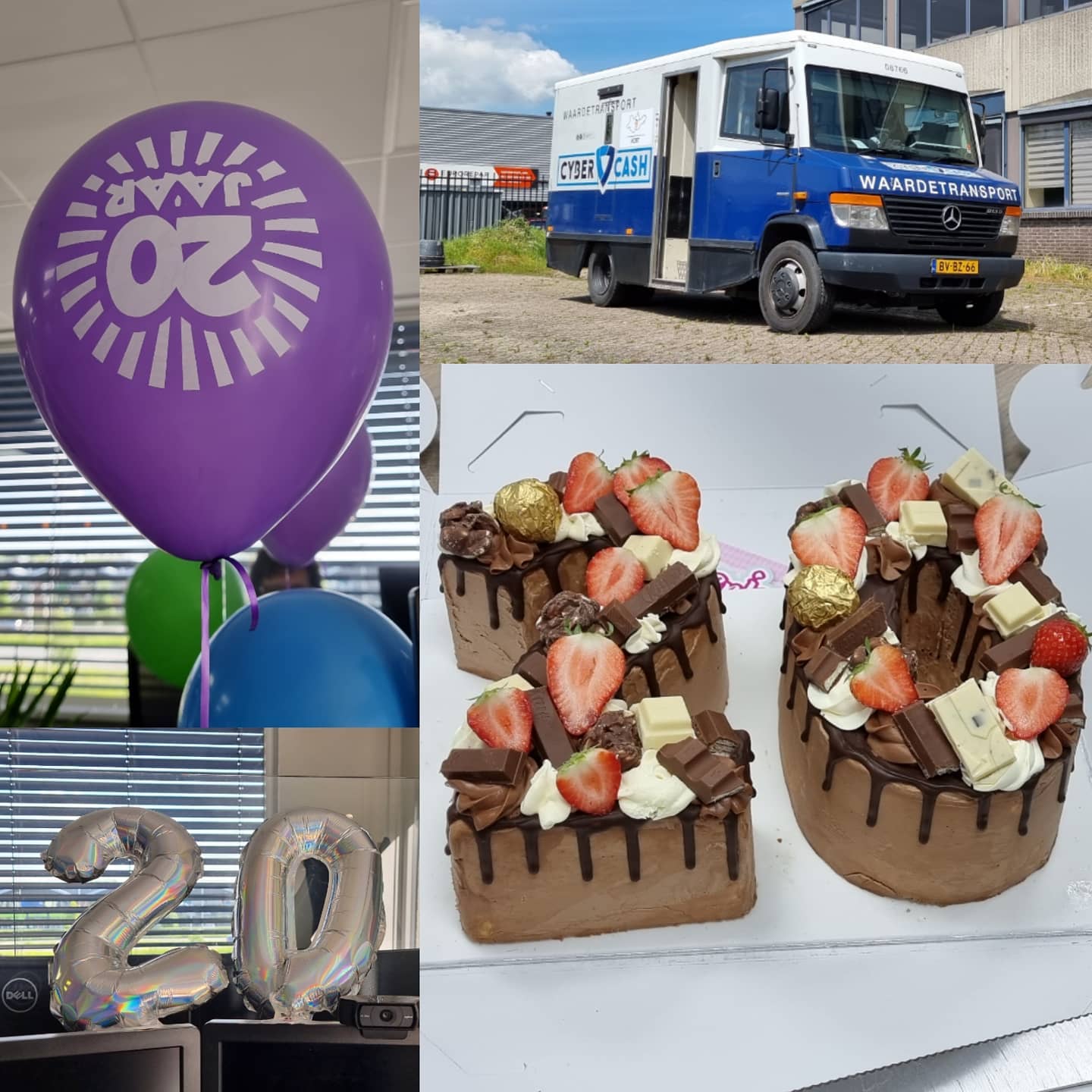 Today was our 20 year celebration at work,  lots of cake and a mobile escape room..Also I work there 20 years now